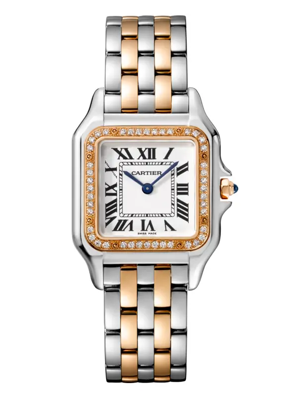 Cartier Pantere Steel and Rose Gold Diamonds  Medium 2025 year