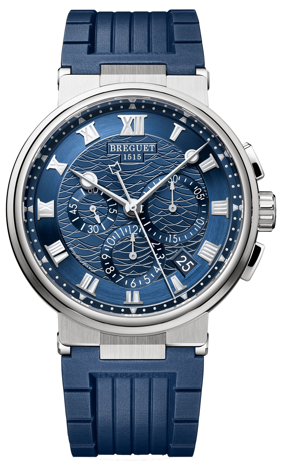 Breguet Marine Chronographe  Blue White Gold 5527BB 2024 year 
