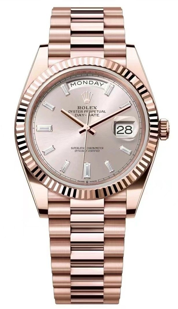 Rolex Day-Date 40mm Rose Diamonds 2025 year 