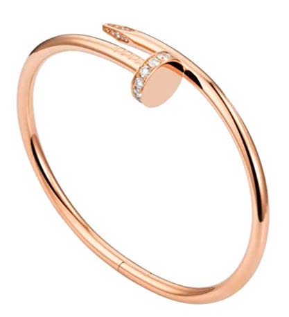 Браслет в стиле Cartier JUSTE UN CLOU  Розовое золото бриллианты