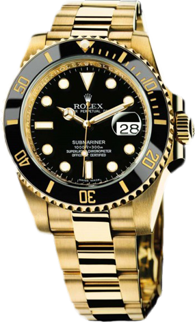 Rolex Submariner Yellow Ceramic 116618LN